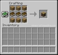 Bookshelf Crafting Recipe (Image via MinecraftSeedHQ)